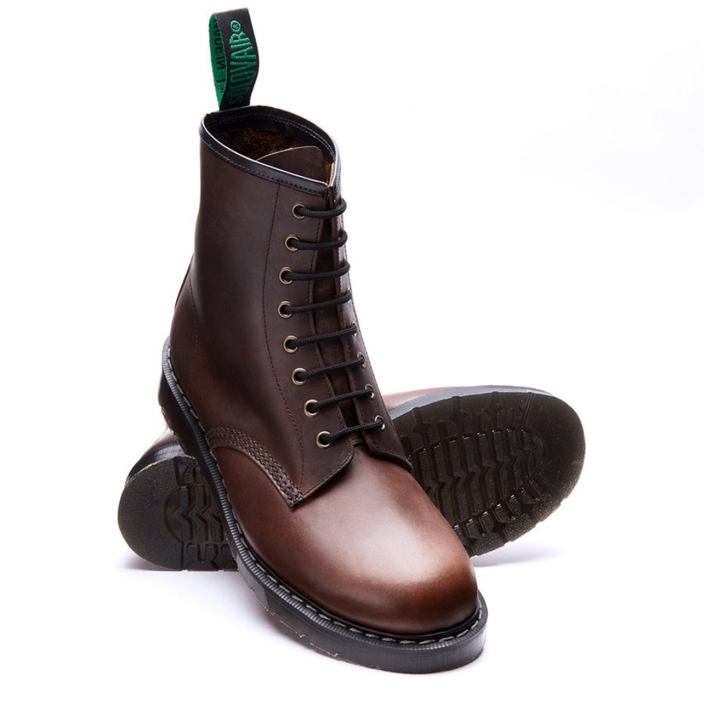 Solovair NPS Gaucho Leather Derby Boot US10